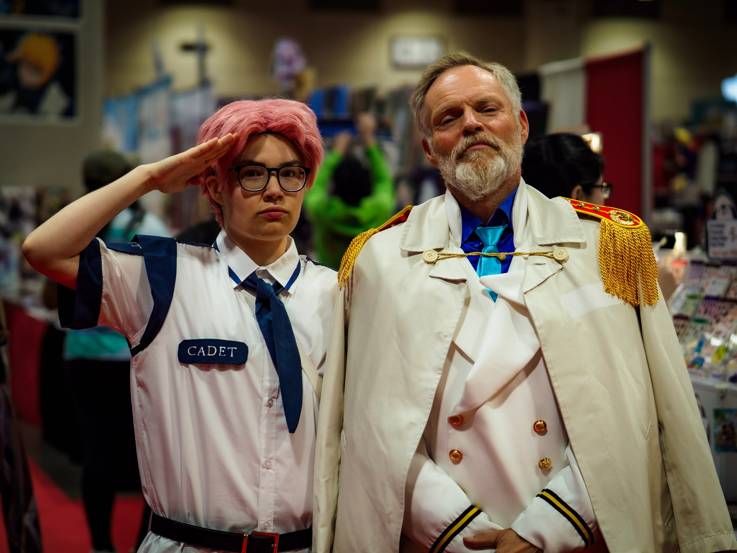 Cody and Admiral Garp cosplay